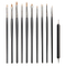 PF0187 11-pc nail art brush set