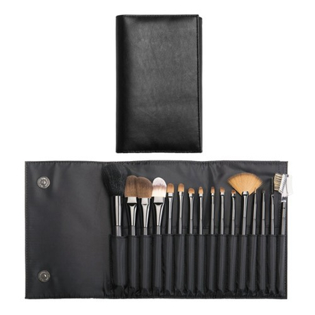 PF0082TY-16N 16-pc make up brush set w/pouch
