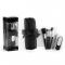 9739D 4-pc make up brush set , 1-mirror & 1-tweezers w/zipper bag